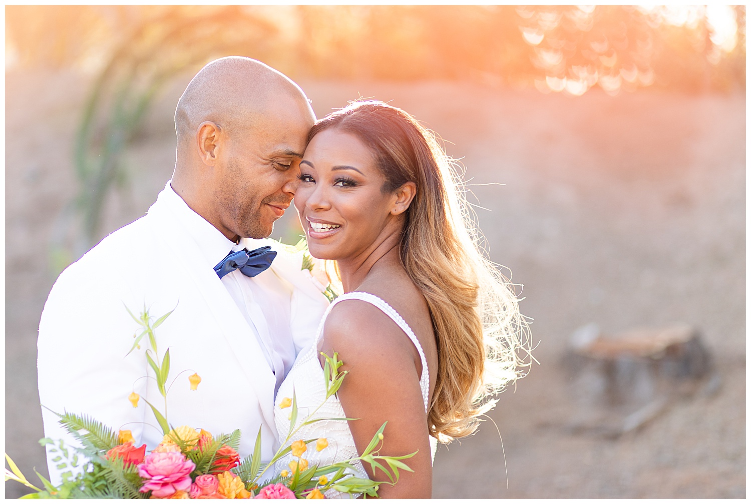 Colorful Palm Springs Inspired Wedding | Joyful Couple | Jade Alexandria Photography Huntsville, Alabama Wedding Photographer