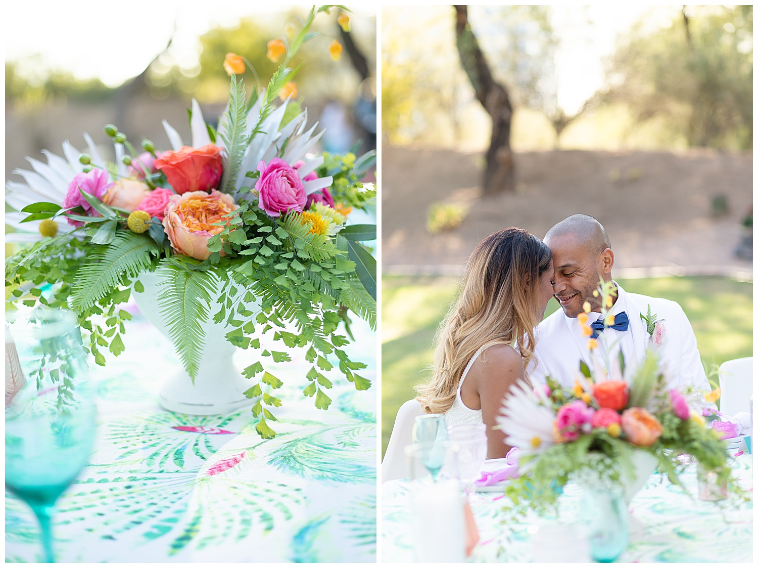 Colorful Palm Springs Inspired Wedding | Jade Alexandria Photography | Huntsville, Alabama Wedding Photographer